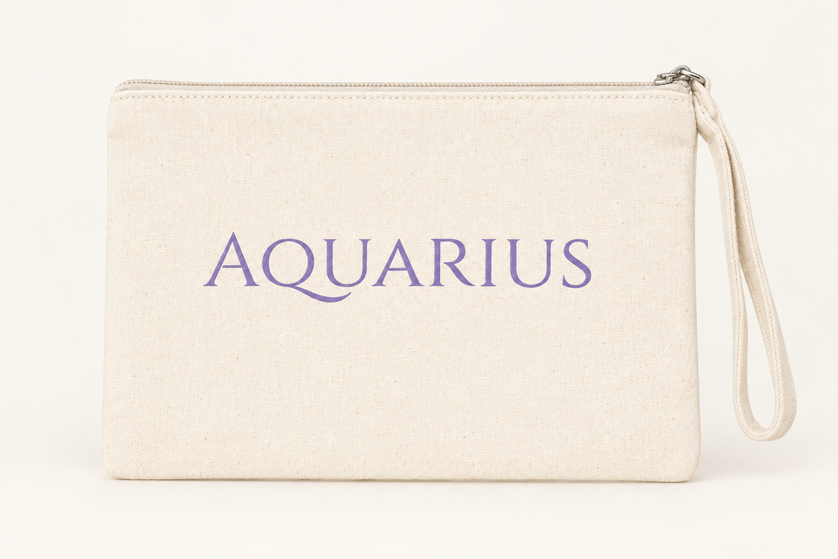 Aquarius Aces™ Spade Tote & Wristlet Set — Amethyst Edition