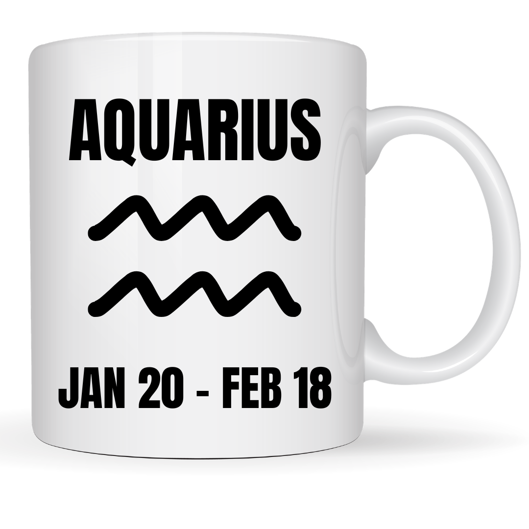 They Not Like Us Aquarius Classic Flat Mug – 15 oz