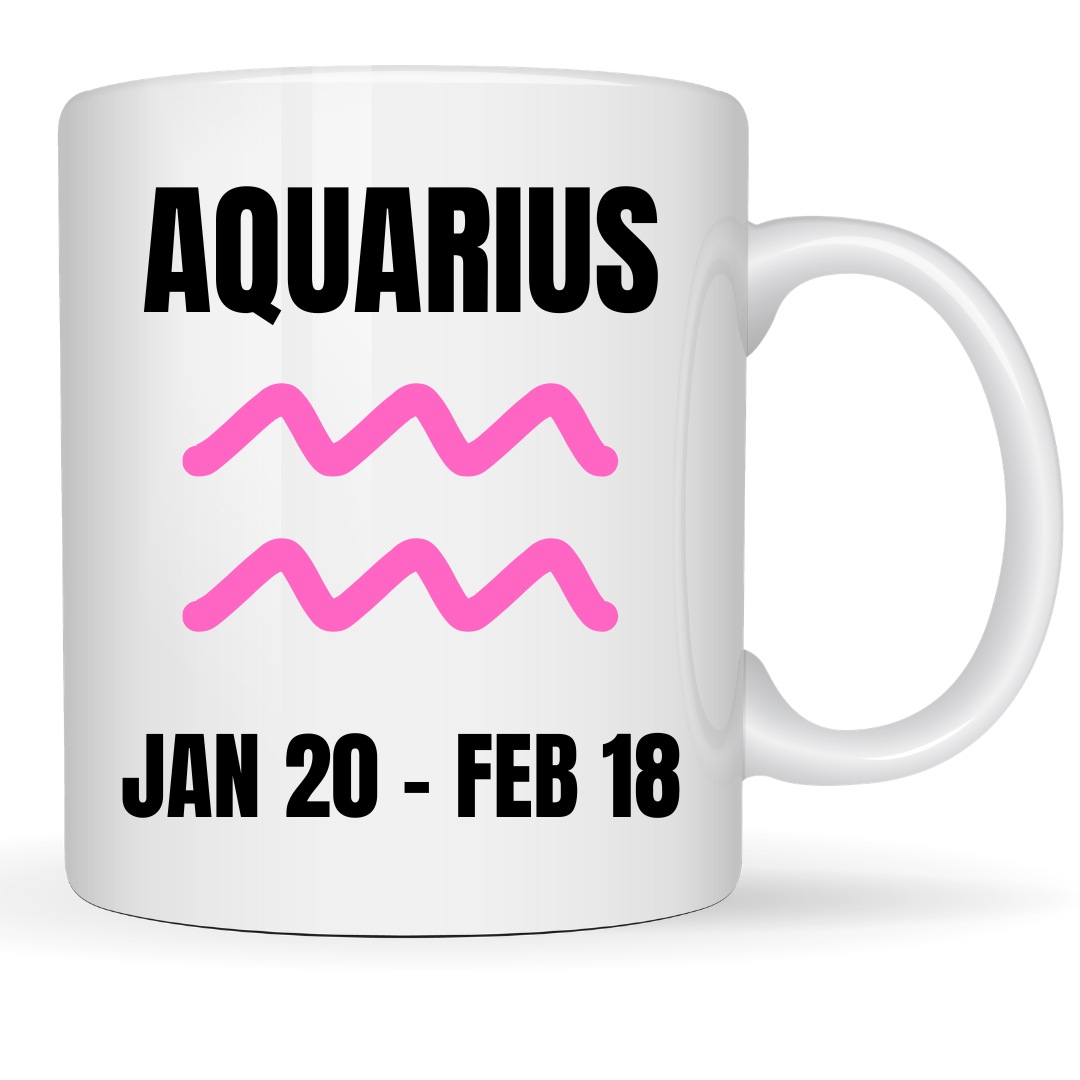 They Not Like Us Aquarius Classic Flat Mug – 15 oz