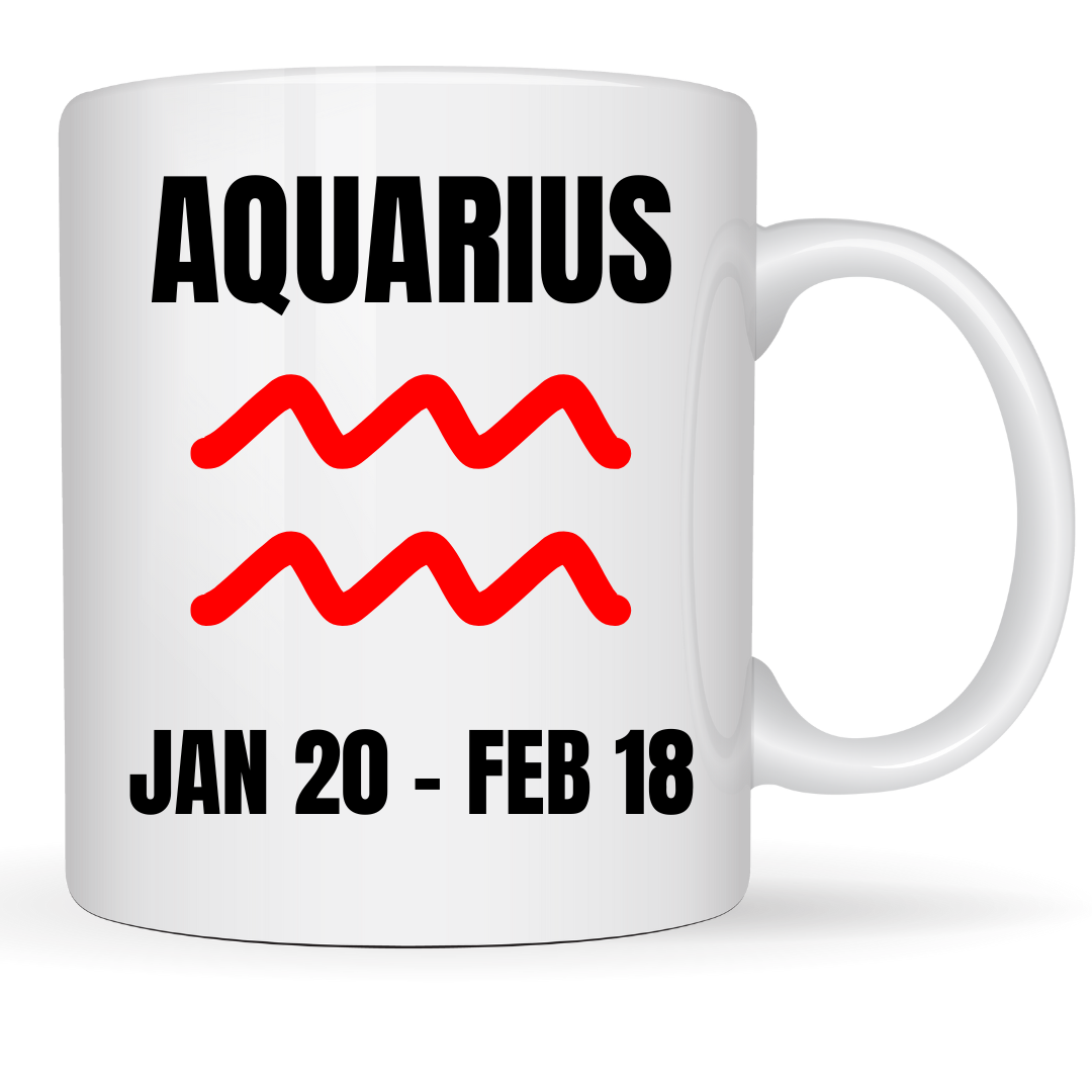They Not Like Us Aquarius Classic Flat Mug – 15 oz