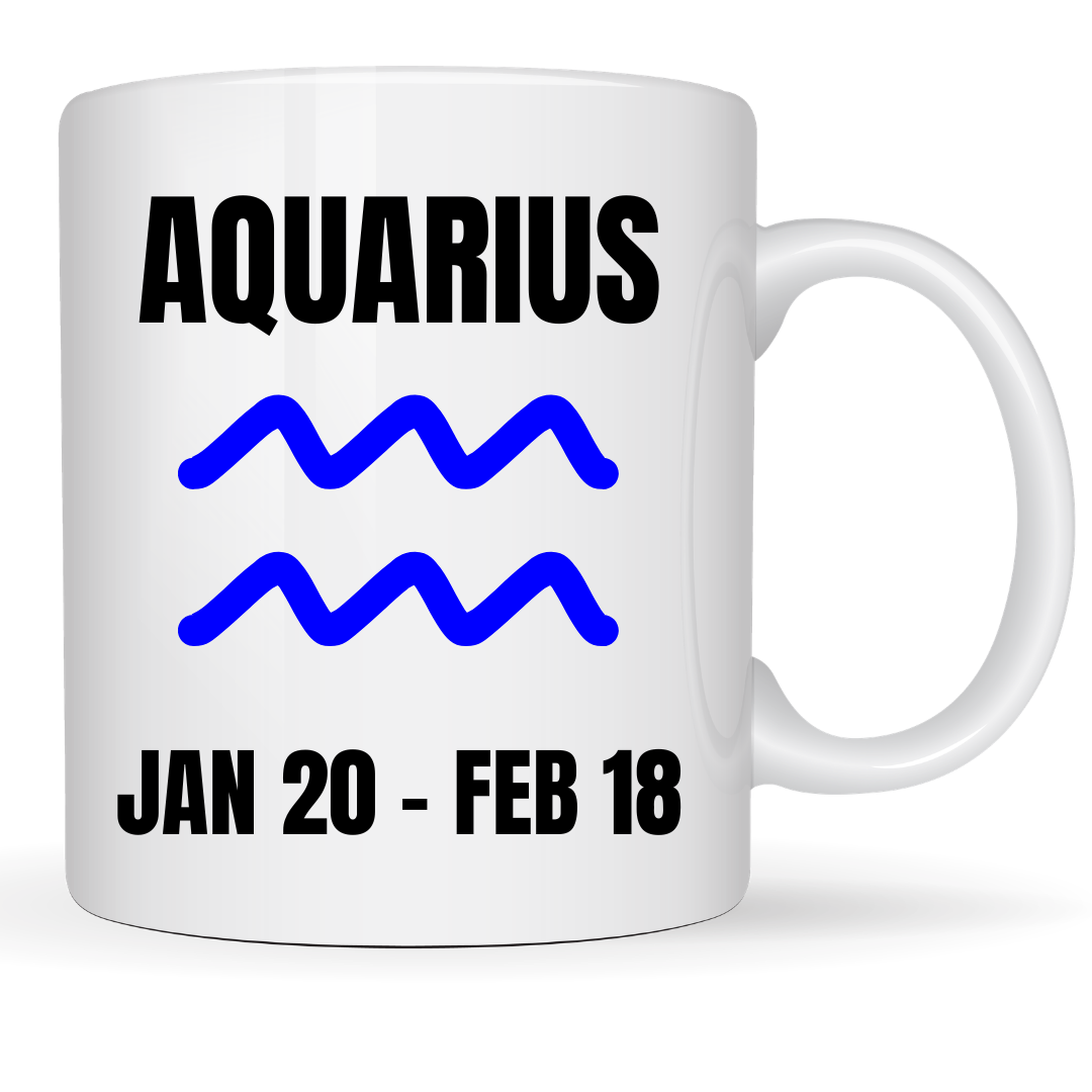 They Not Like Us Aquarius Classic Flat Mug – 15 oz