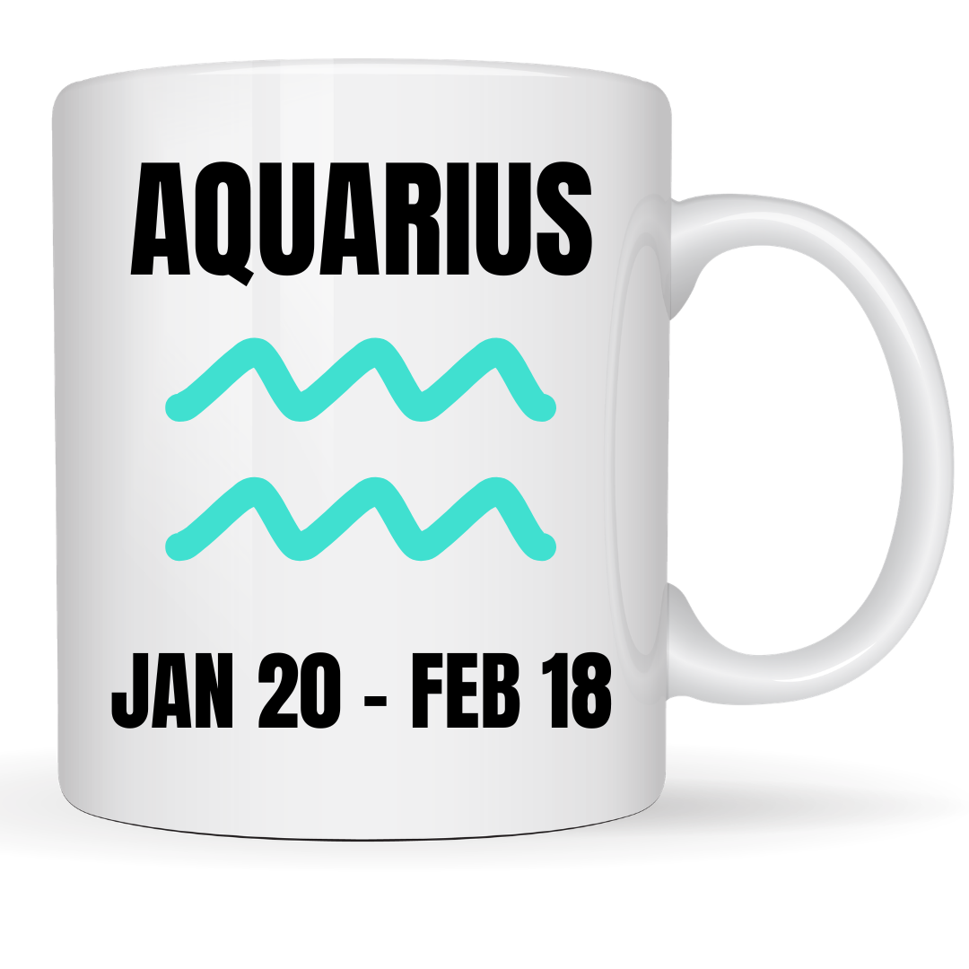 They Not Like Us Aquarius Classic Flat Mug – 15 oz