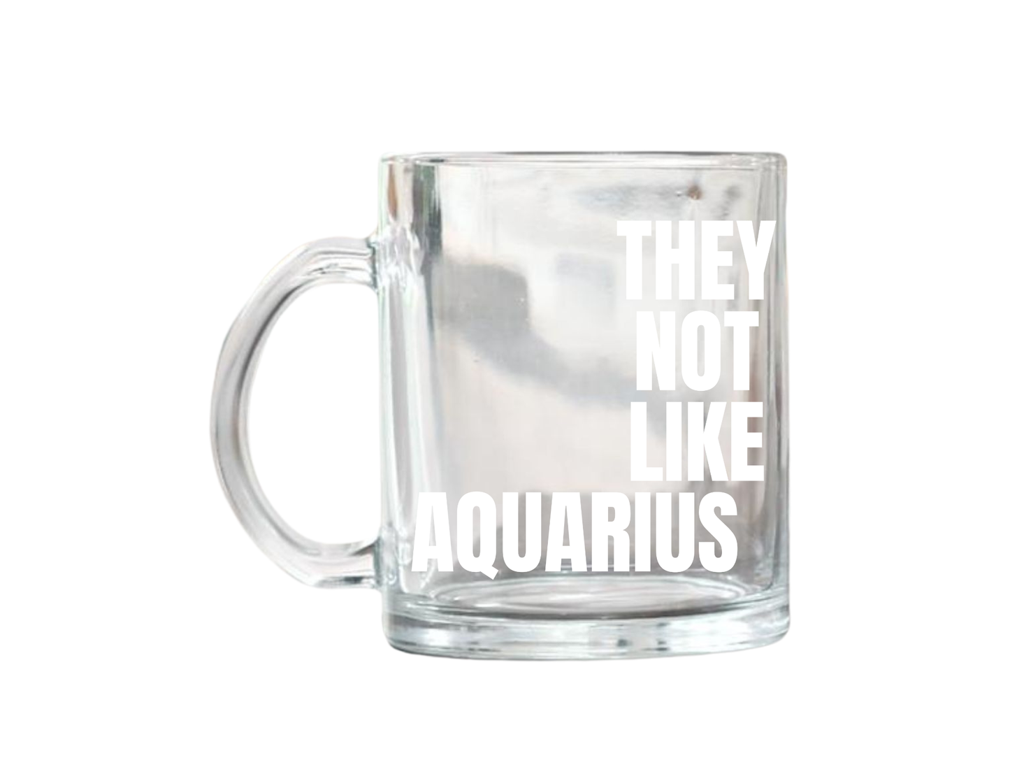 They Not Like Us Aquarius Glass Mug – 17oz